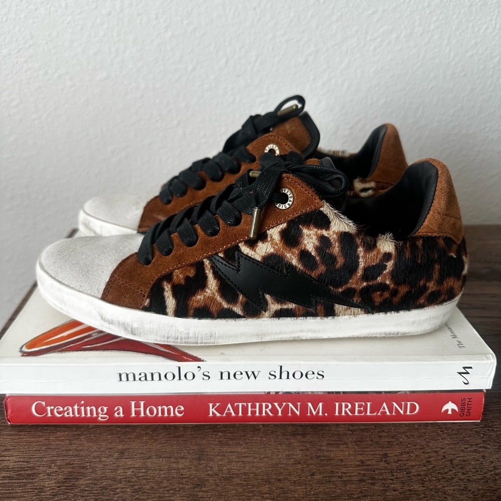 Zadig & Voltaire Leopard Print Sneakers